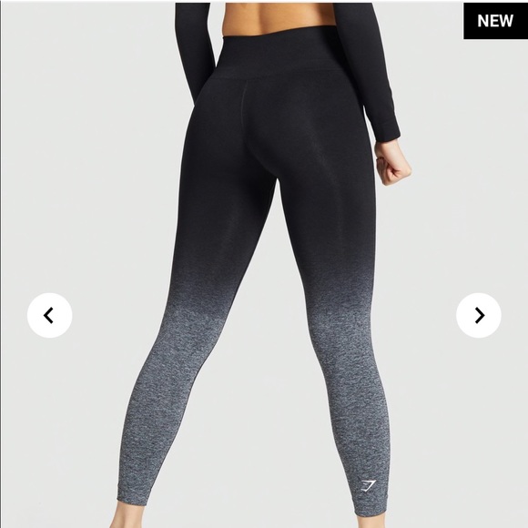 SOLD GYMSHARK ADAPT OMBRE SEAMLESS LEGGINGS - Picture 2 of 5